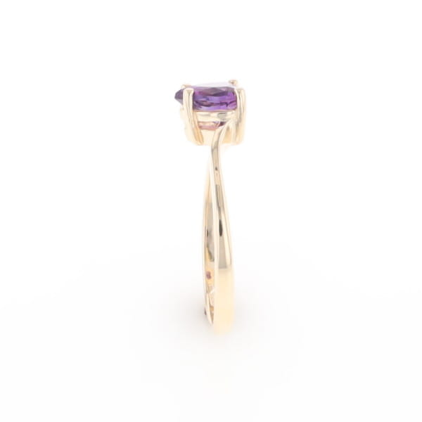 Heart Amethyst Ring
