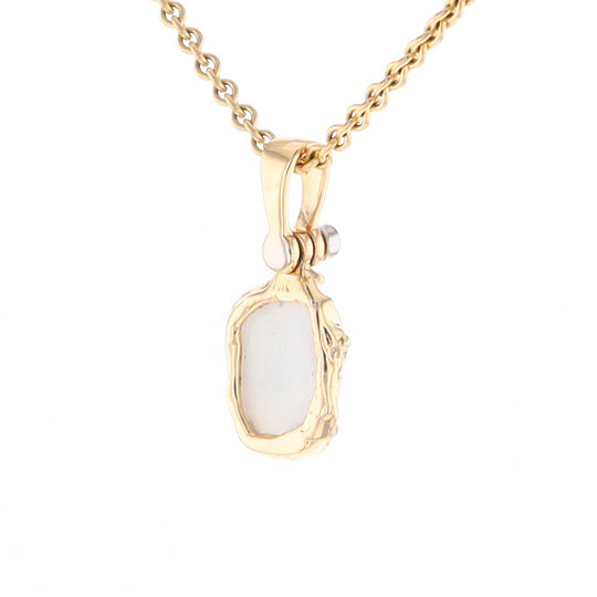 Gold Quartz Freeform Pendant (G2)