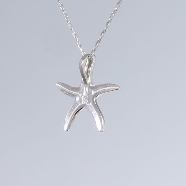 Opal Pendant Inlaid Realistic Star Fish Design