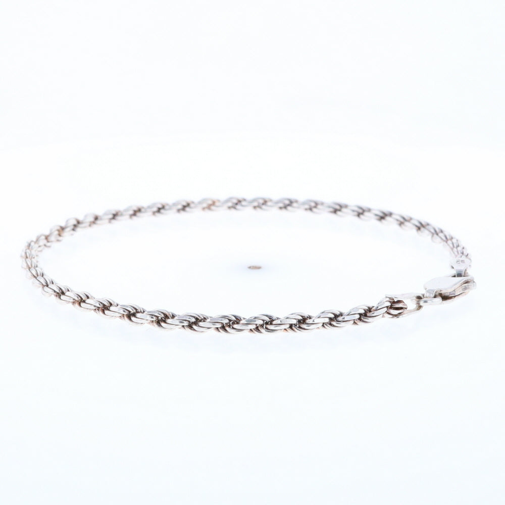 Silver Rope Bracelet