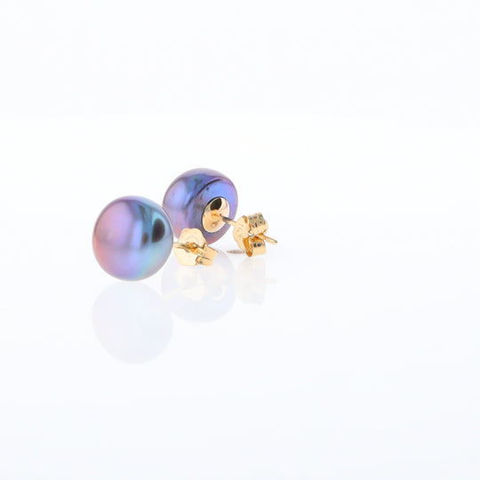 Tahitian Grey Pearl Studs