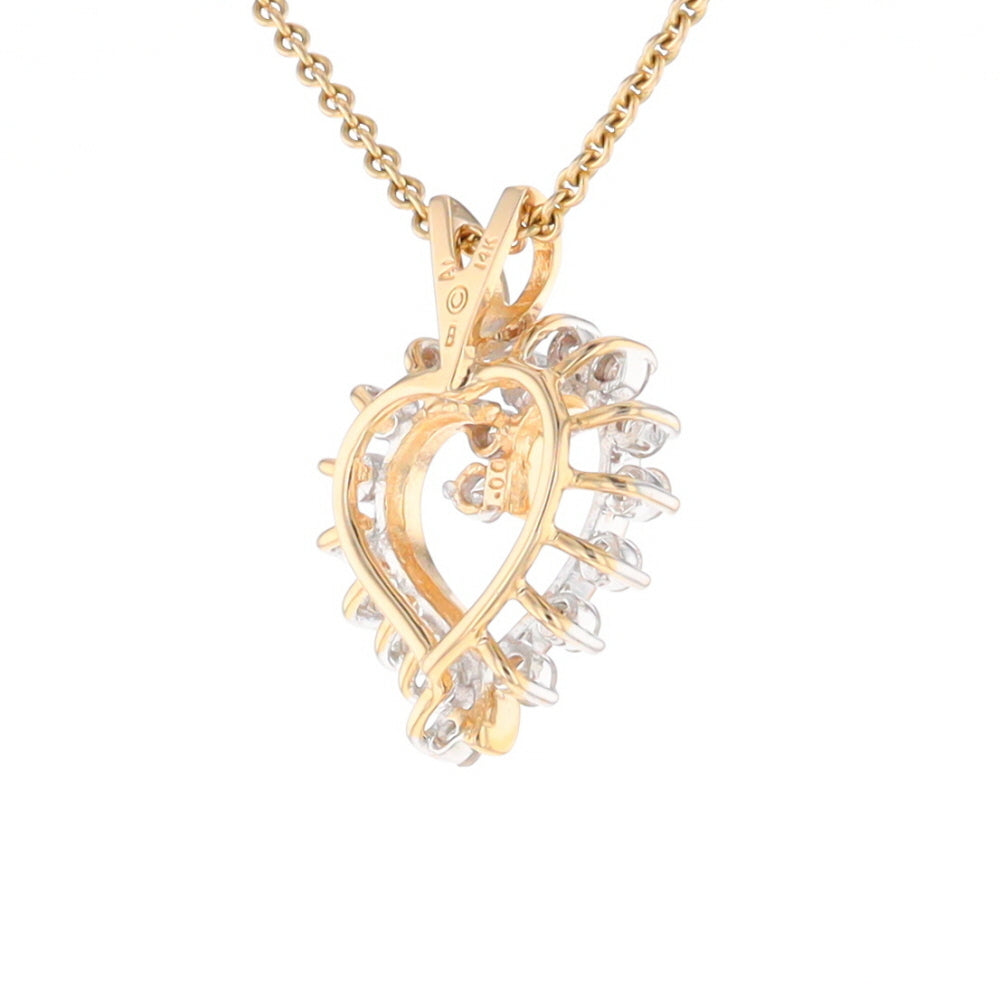 Open Heart Diamond Pendant