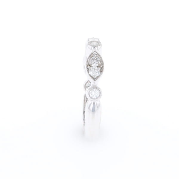 Simply Vintage Wedding Band (White Gold)