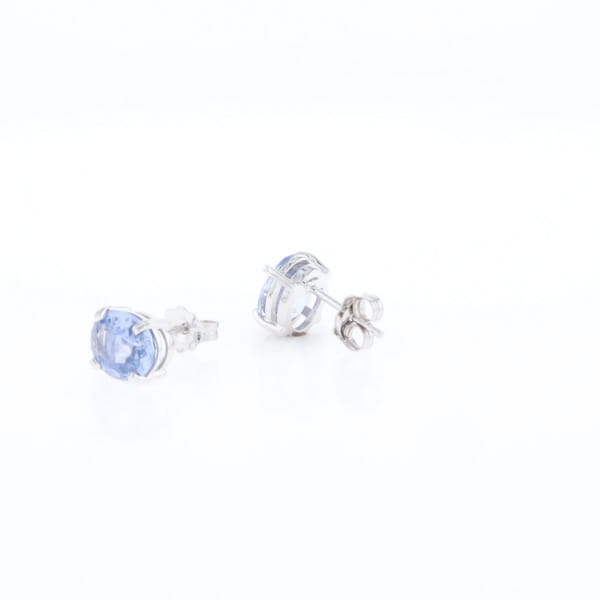 Ceylon Sapphire Stud Earrings