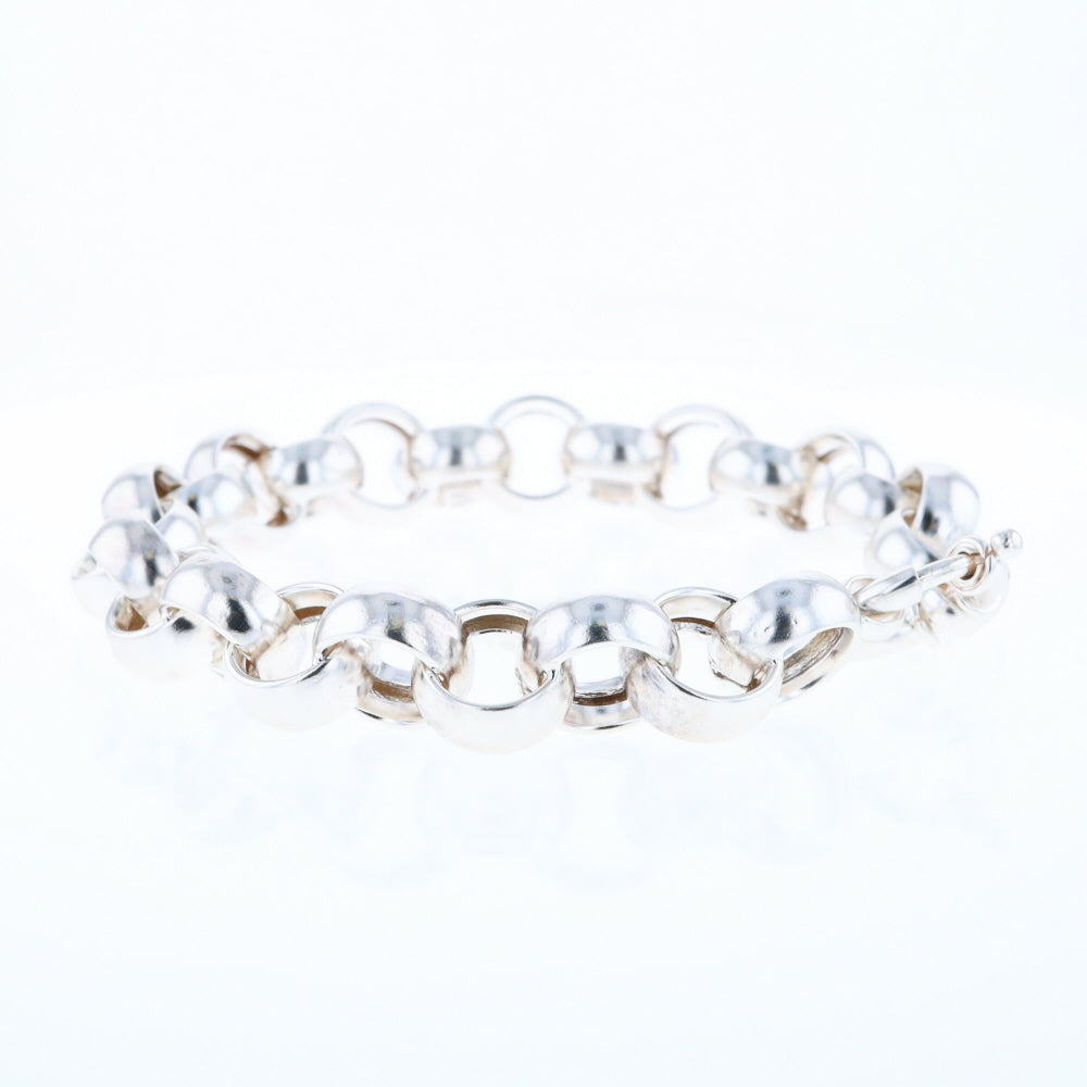 Silver Rolo Link Bracelet