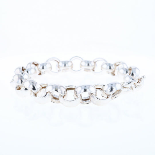 Silver Rolo Link Bracelet