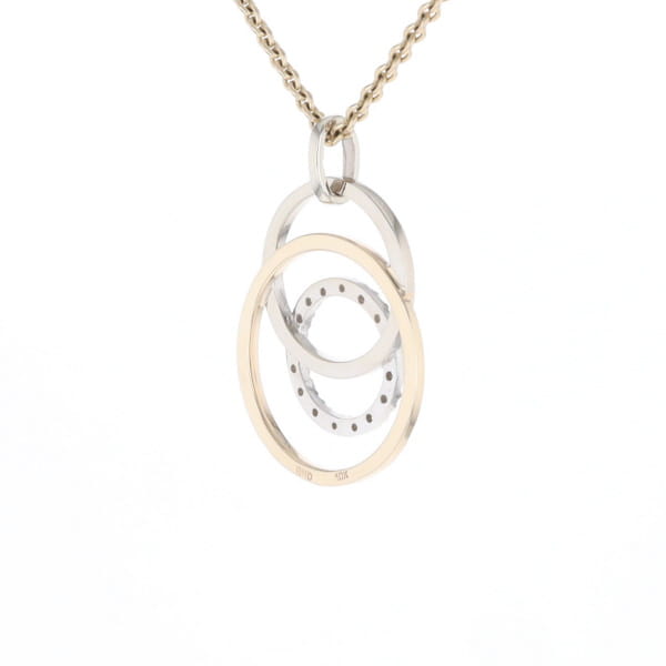 Two-Tone Interlocking Pendant