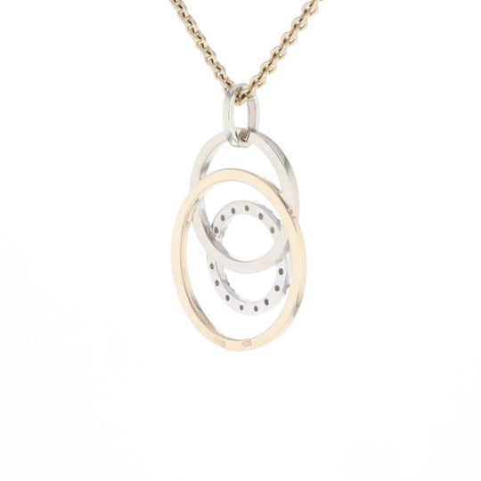 Two-Tone Interlocking Pendant