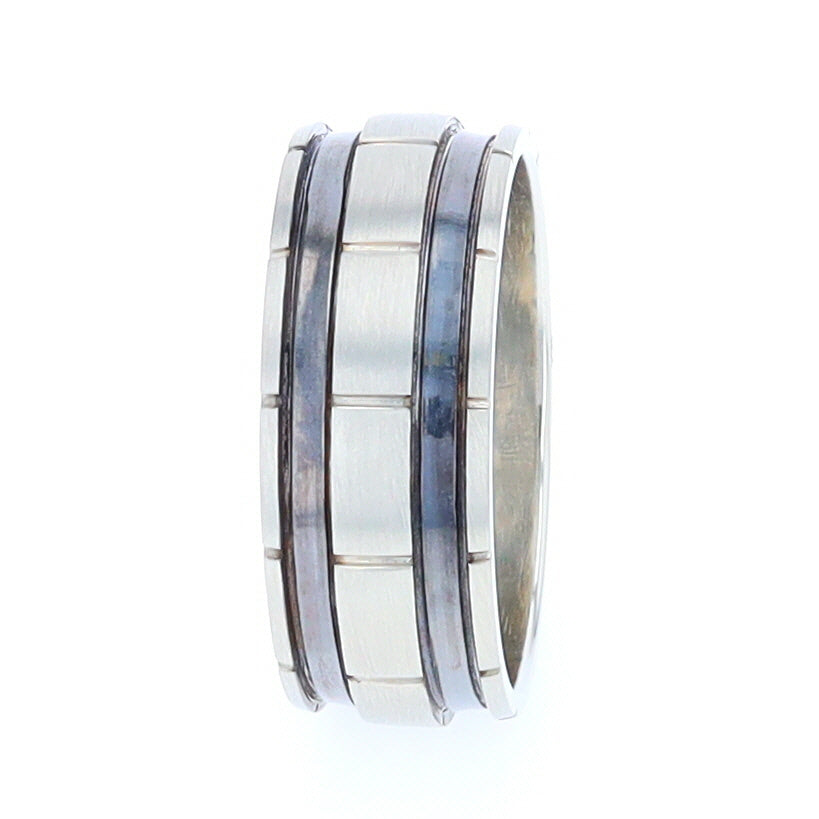 Contemporary Men's Comforts Fit Wedding Band Medium