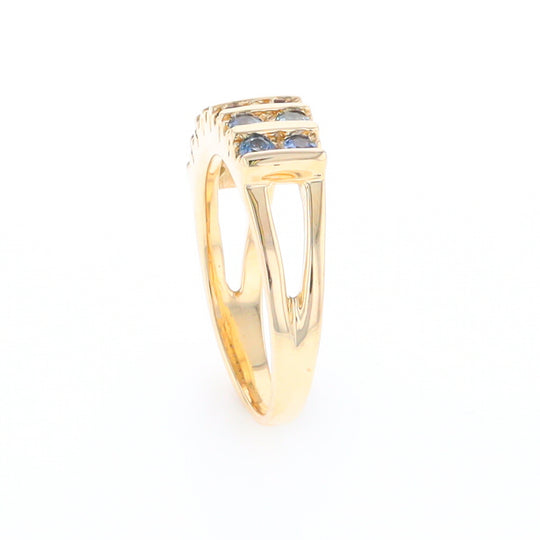 Channel Set Sapphire Ring