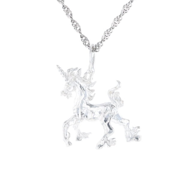 Silver Unicorn Pendant
