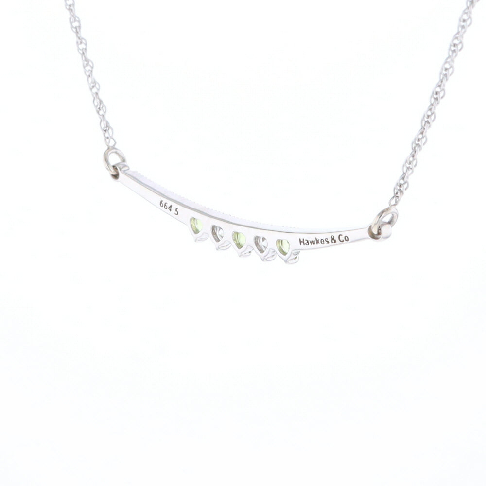 Peridot & Diamond Mother's Necklace