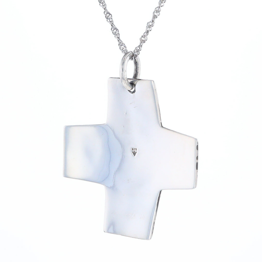 Stamped Cross Pendant