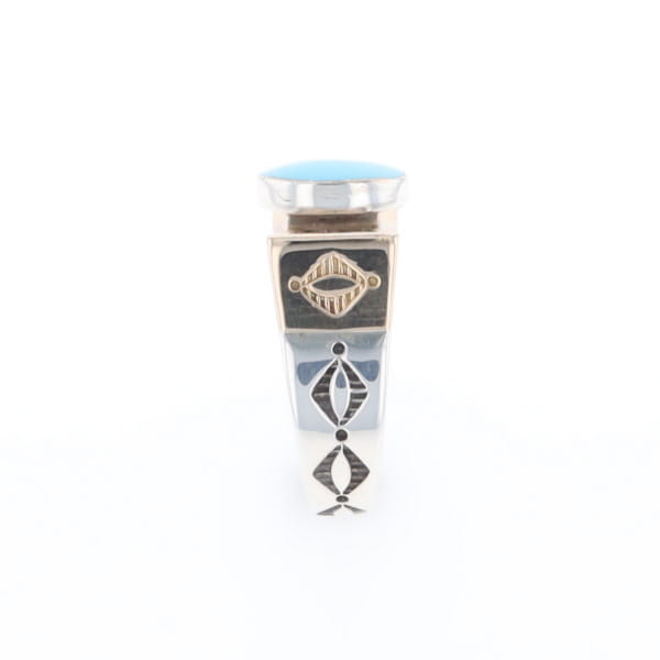 Bezel Set Turquoise Ring