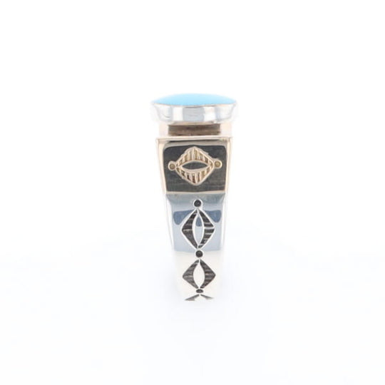 Bezel Set Turquoise Ring
