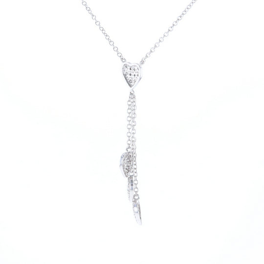 14K Triple Heart Necklace