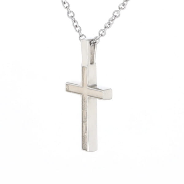 Sugilite 3 Section Inlaid Cross Pendant