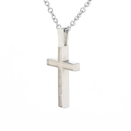 Sugilite 3 Section Inlaid Cross Pendant