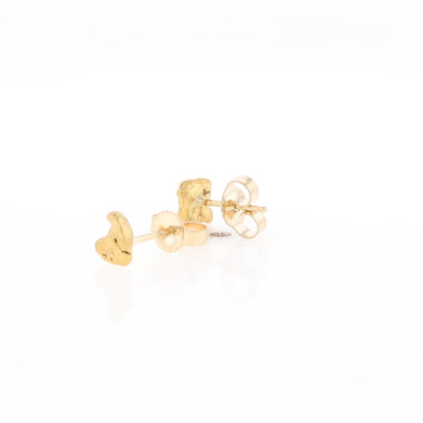 Natural Gold Nugget Earrings