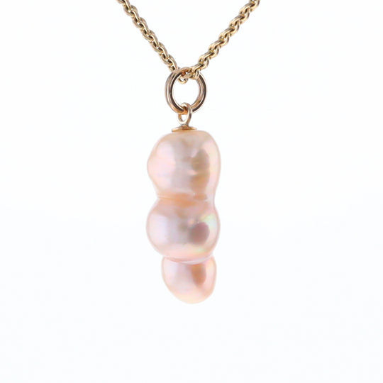 Baroque Triple Pearl Pendant