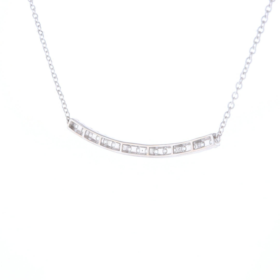 Diamond Bar Necklace