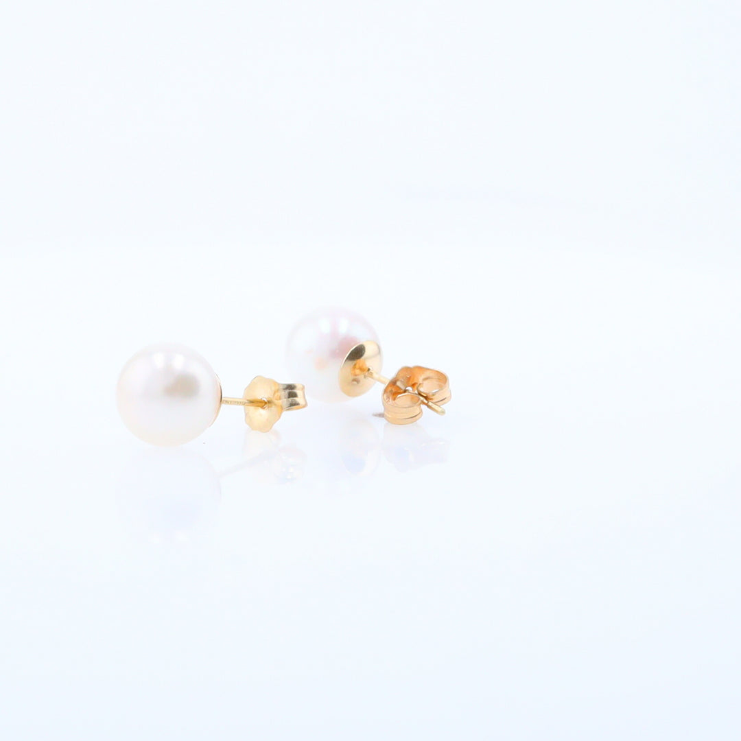 Pearl Stud Earrings