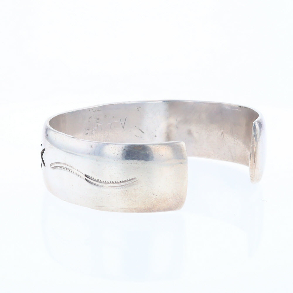 Native Silver Bird Cuff Bracelet