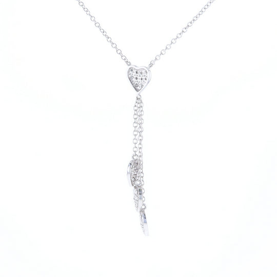 14K Triple Heart Necklace