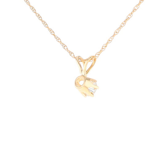 Solitaire Diamond Pendant