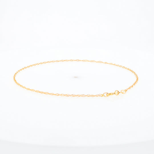 Gold Singapore Anklet