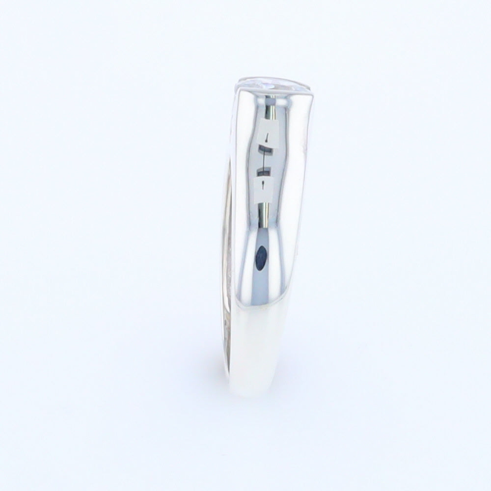 Cubic Zirconia Solitaire Ring