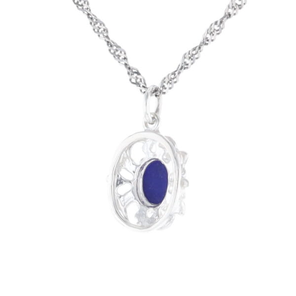Silver Lapis Lazuli Pendant
