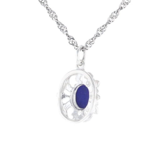 Silver Lapis Lazuli Pendant