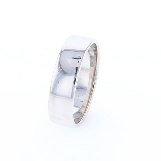 White Gold Wedding Band