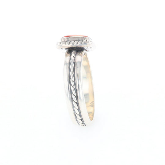 Braided Square Spiny Oyster Ring