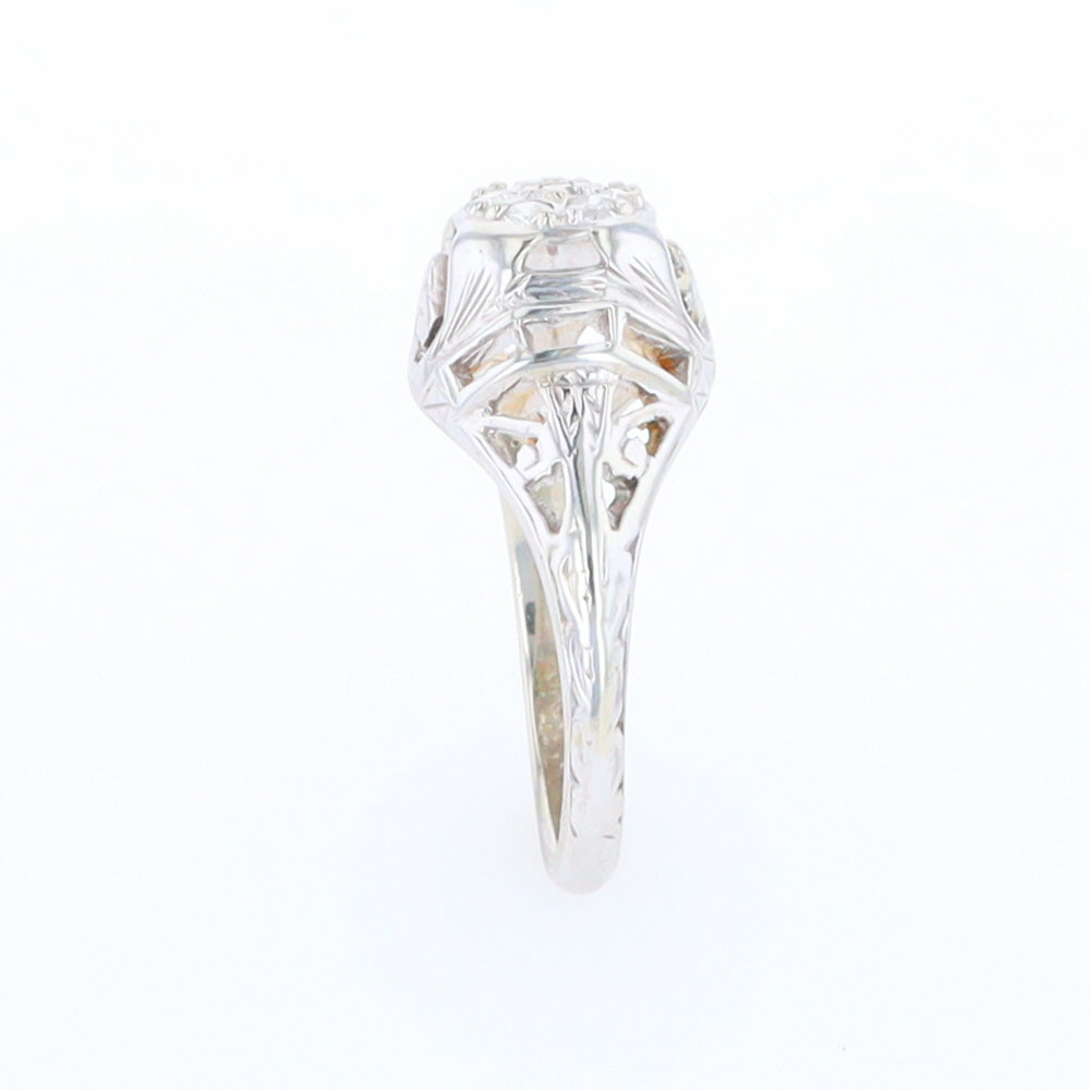 Vintage Cluster Diamond Ring