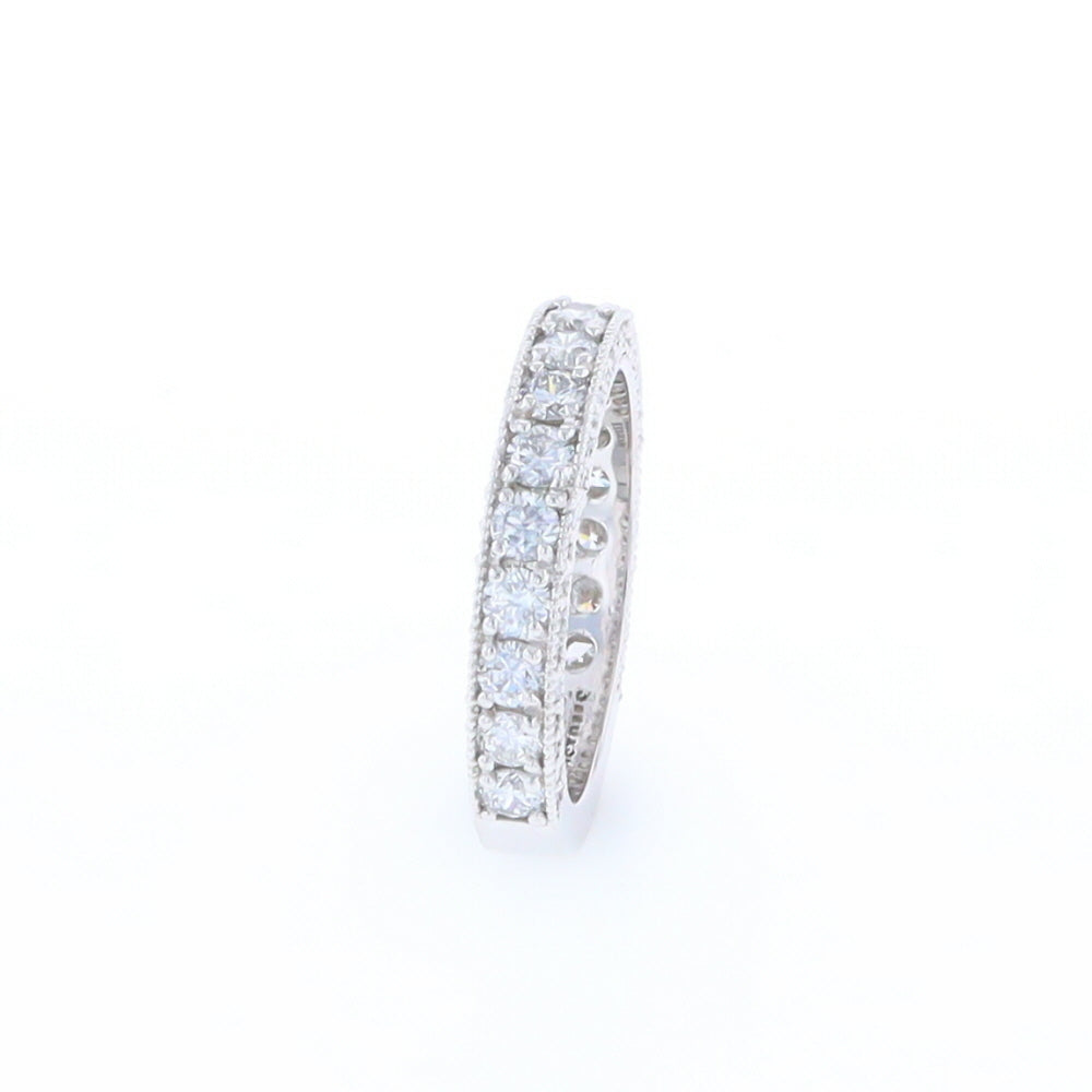 Diamond Encrusted Wedding Band