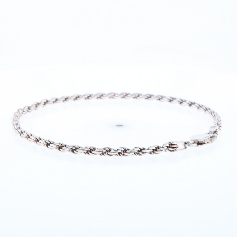 Silver Rope Bracelet