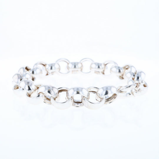 Silver Rolo Link Bracelet