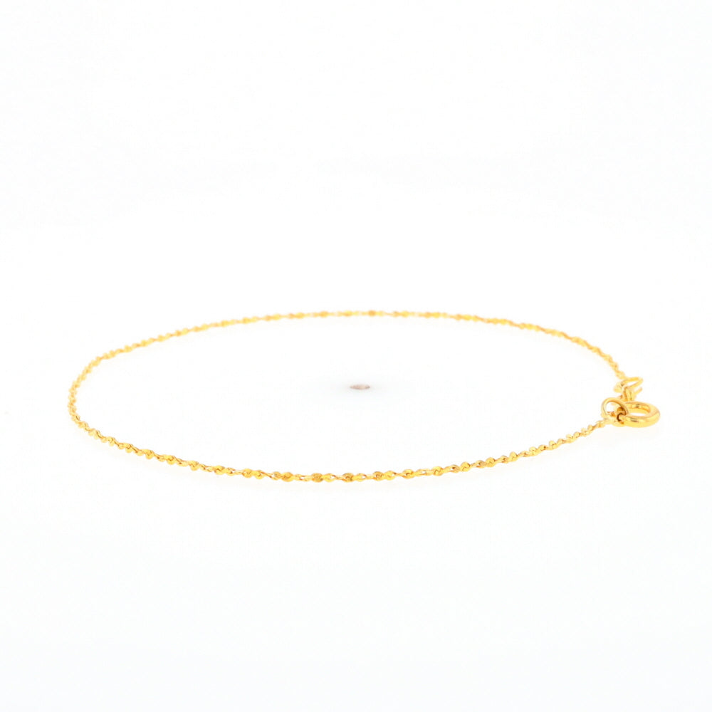 Gold Twist S Link Bracelet