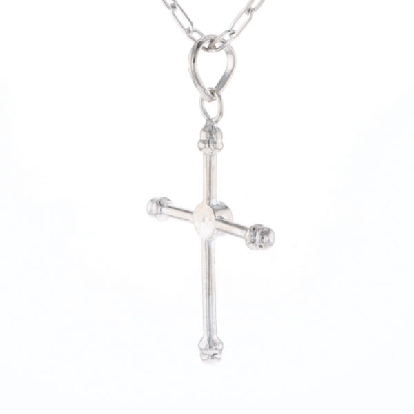 Silver Peridot Cross