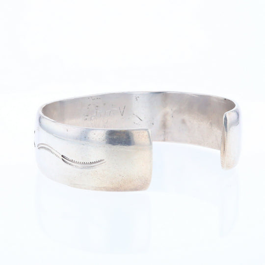 Native Silver Bird Cuff Bracelet