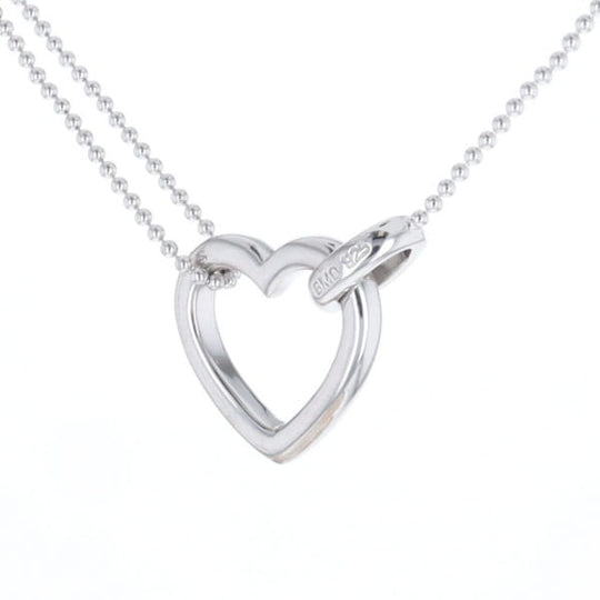 Diamond Clip Heart Necklace