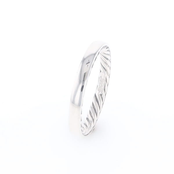 Sterling Silver Rope Decal Band