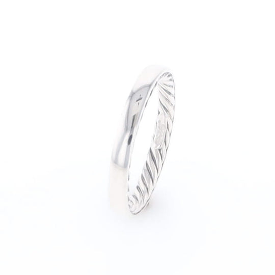 Sterling Silver Rope Decal Band