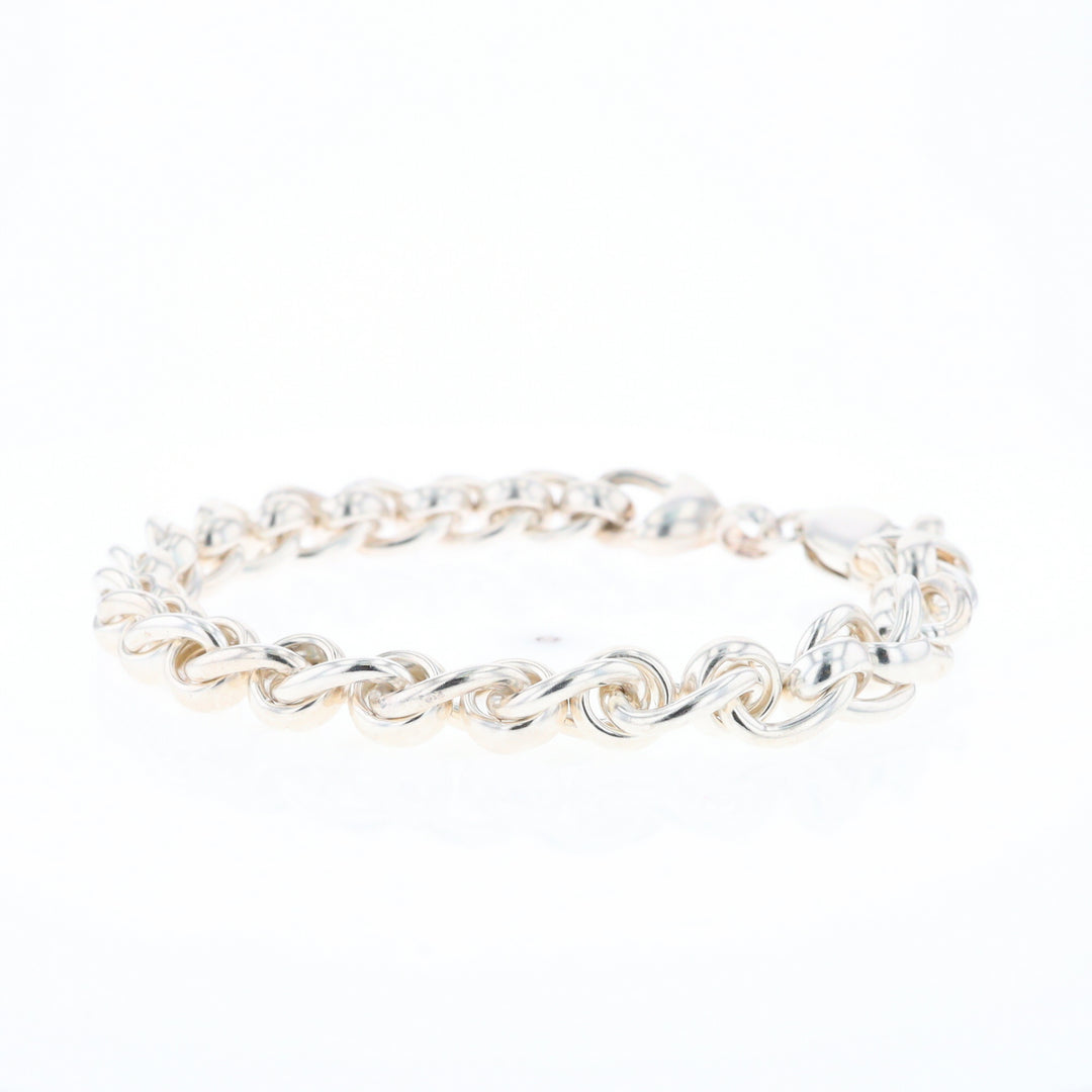 Sterling Silver Round Link Bracelet