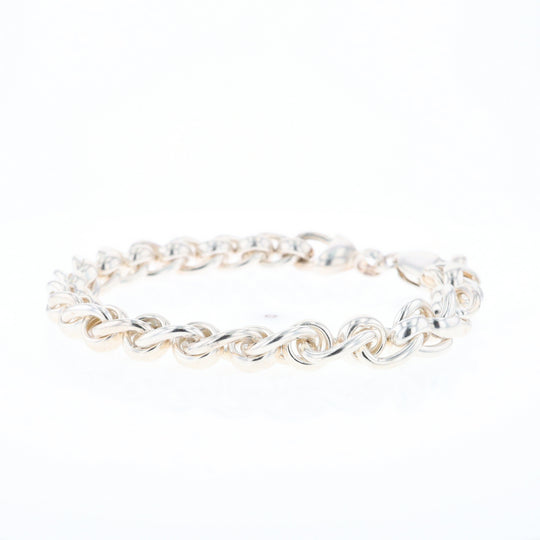 Sterling Silver Round Link Bracelet