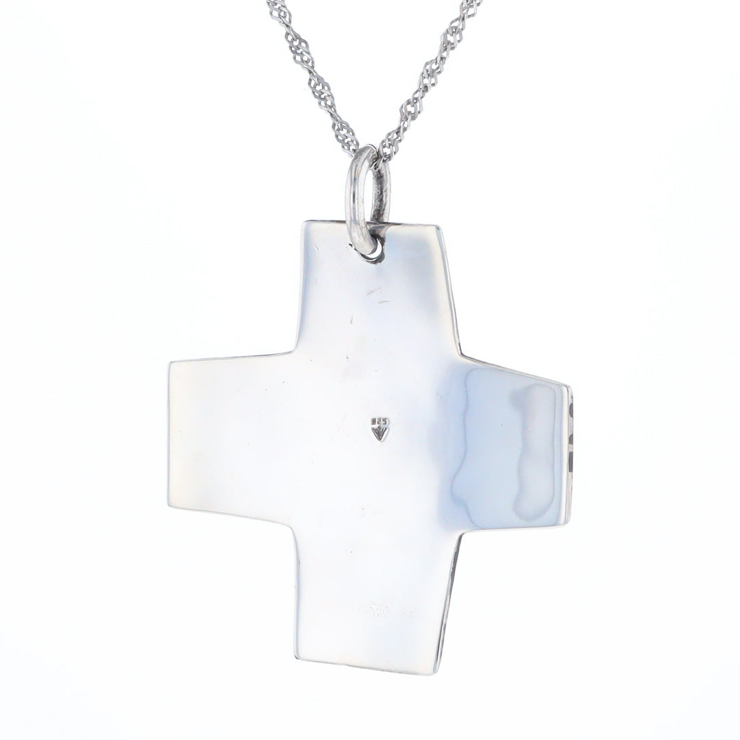 Stamped Cross Pendant