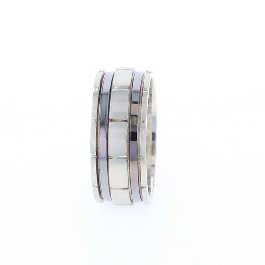 Contemporary Men's Comforts Fit Wedding Band Small