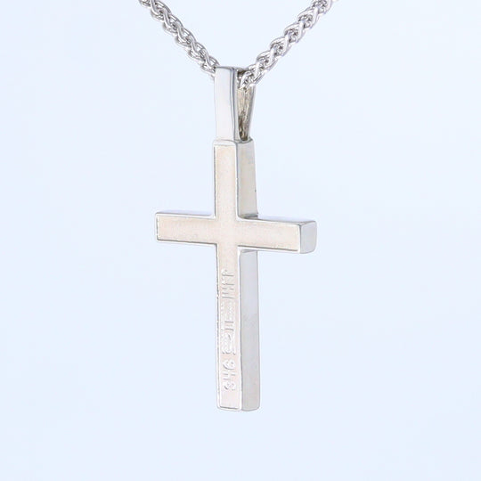 Opal Pendant 4 Section Inlaid Cross